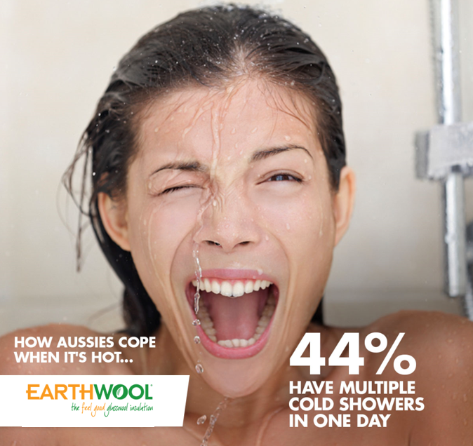 44% shower